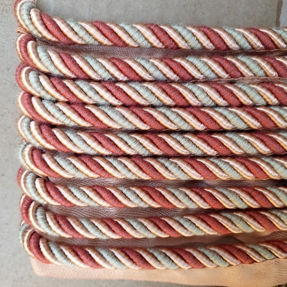 28 Yds. Upholstery Cording Twist Lip Cord New Sewing Trims Grouping - Picture 6 of 7
